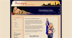 Desktop Screenshot of bauchtanz-soraya.de