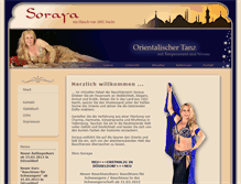 Tablet Screenshot of bauchtanz-soraya.de